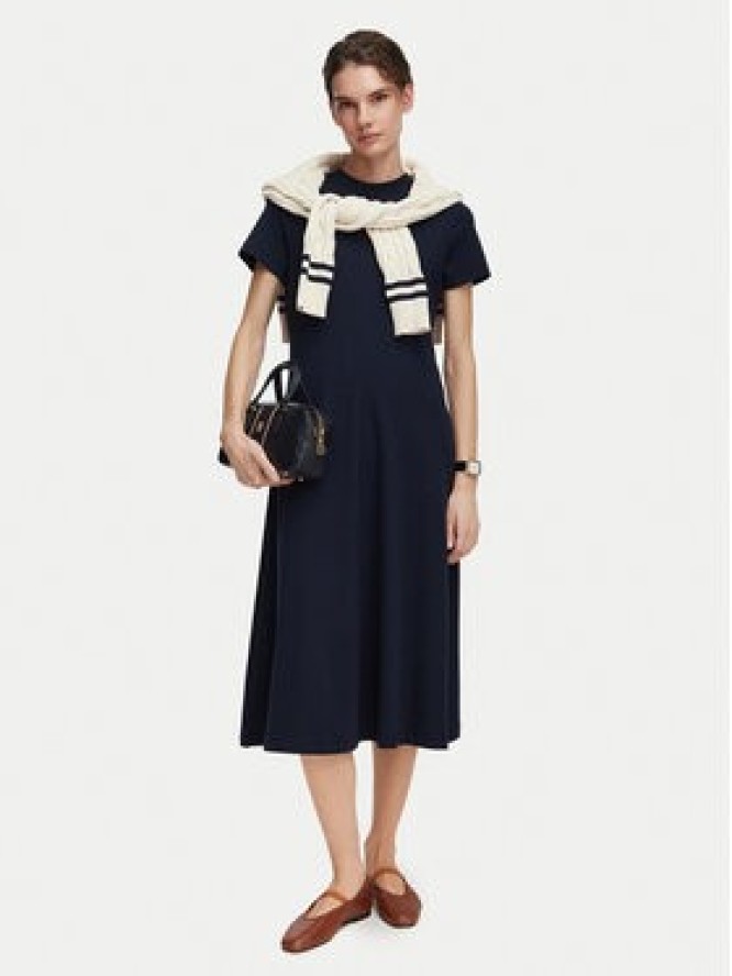 Tommy Hilfiger Sukienka codzienna WW0WW50825 Granatowy Regular Fit