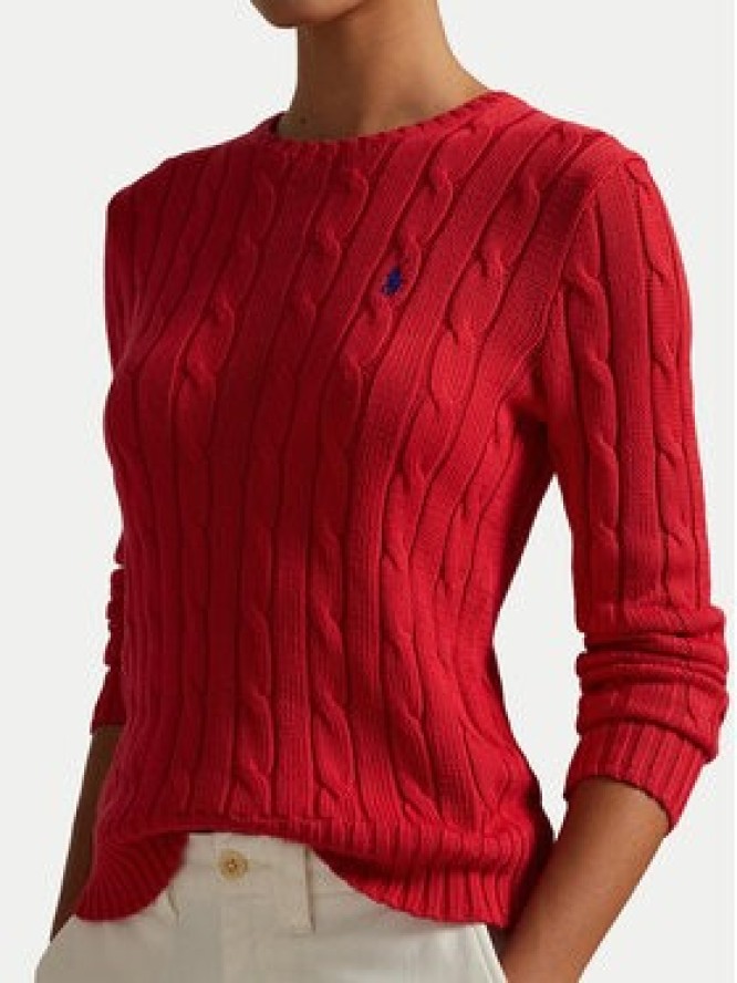 Polo Ralph Lauren Sweter 211971869019 Czerwony Slim Fit
