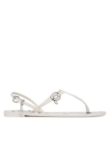 KARL LAGERFELD Sandały Jelly KL80002G Biały