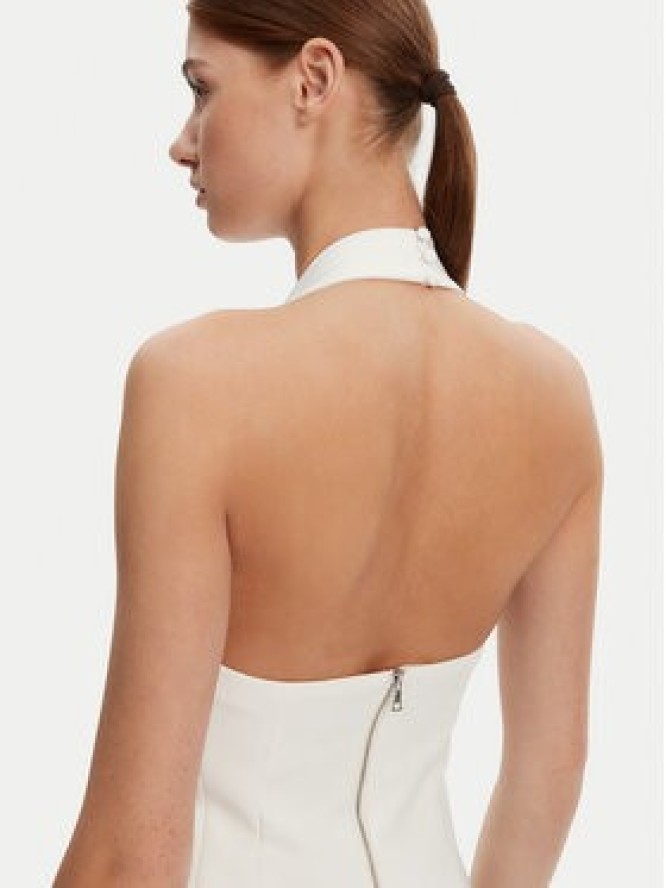 Bardot Sukienka koktajlowa 59857DB1 Biały Slim Fit