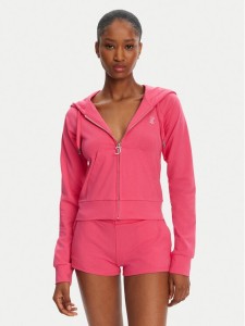 Juicy Couture Bluza Ola JCWAS125310 Różowy Slim Fit