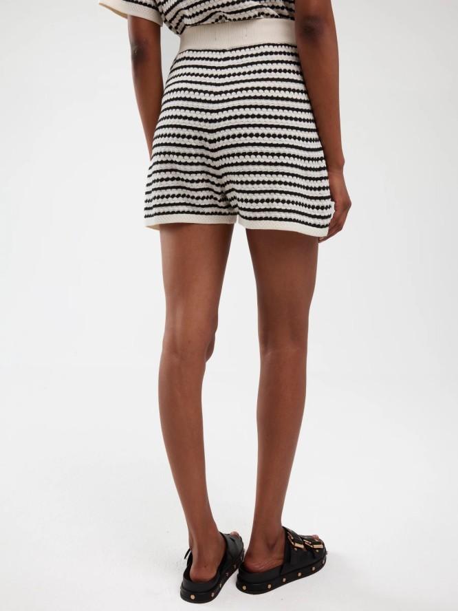 Szorty damskie dzianinowe w paski Albinash 100