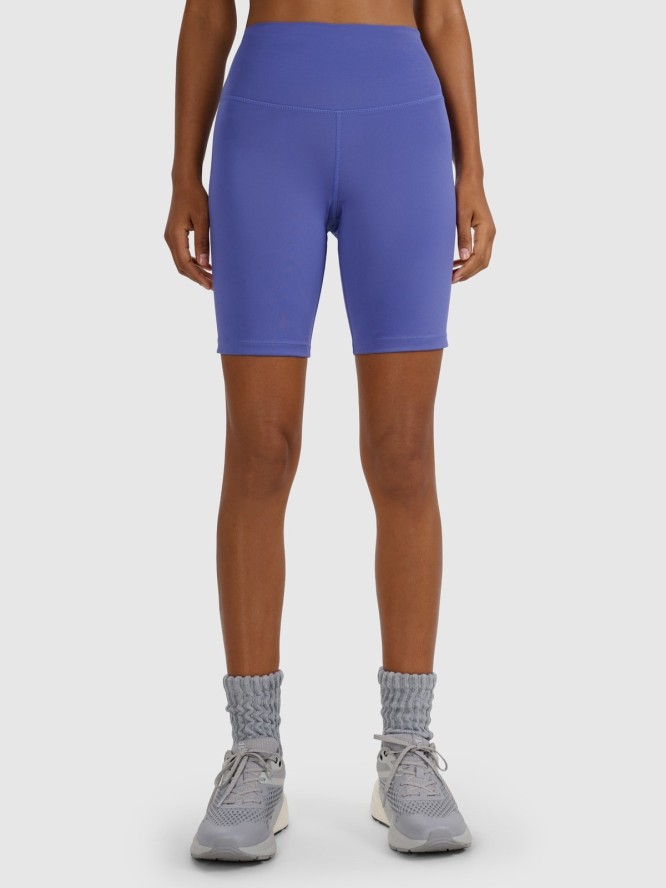 4F Legginsy kolarki treningowe damskie - granatowe M