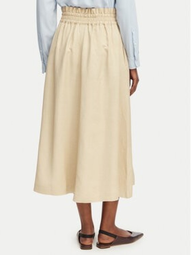 BOSS Spódnica trapezowa C_Vakola 50558615 Beżowy Regular Fit