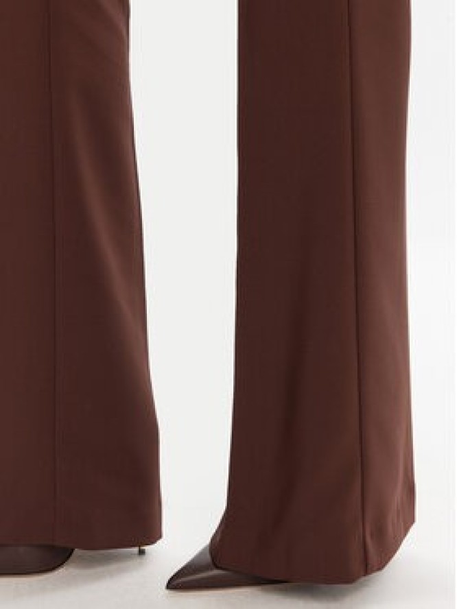 Elisabetta Franchi Spodnie materiałowe PA-122-56E2-V290 Brązowy Regular Fit