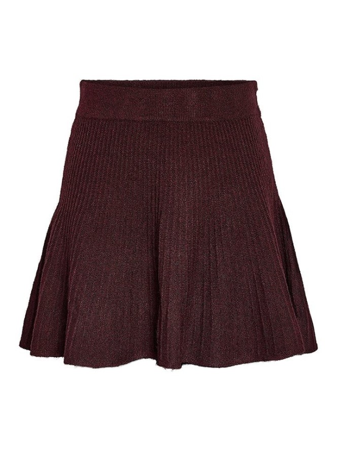 Noisy may Spódnica dzianinowa w kolorze bordowym rozmiar: S