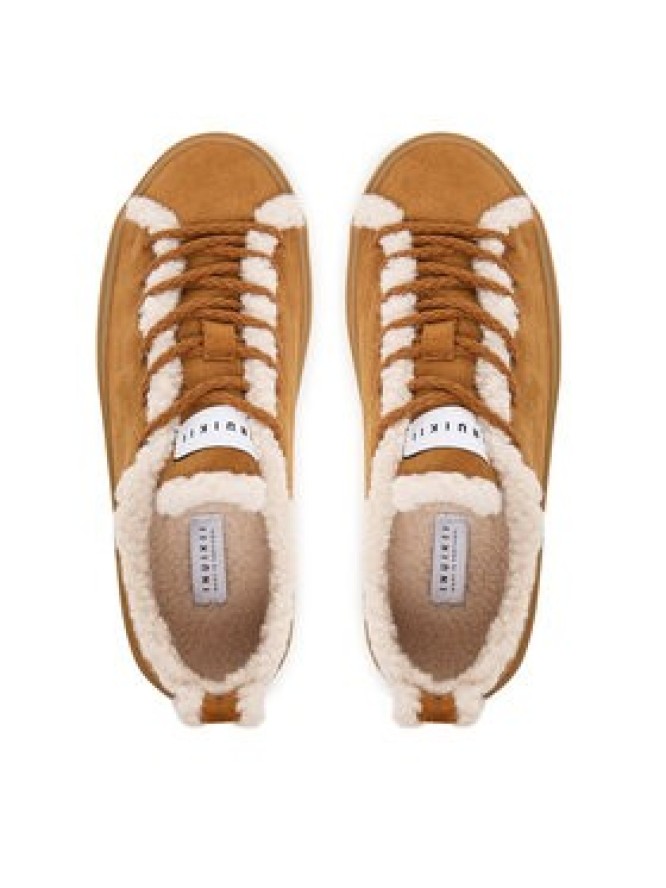 Inuikii Sneakersy Shearling Low 1001.001.0242 Brązowy