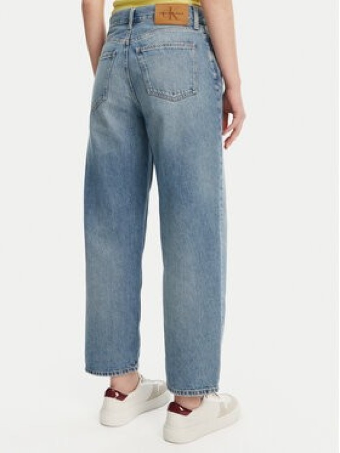 Calvin Klein Jeans Jeansy J20J225604 Niebieski Straight Fit