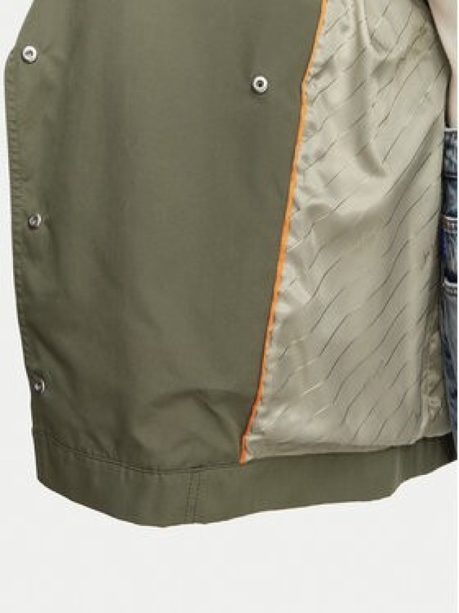 BOSS Trencz C_Calisetta 50563248 Zielony ciemny Regular Fit