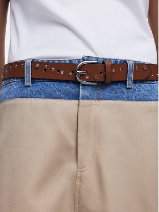 Desigual Pasek Damski 25SARL05 Brązowy