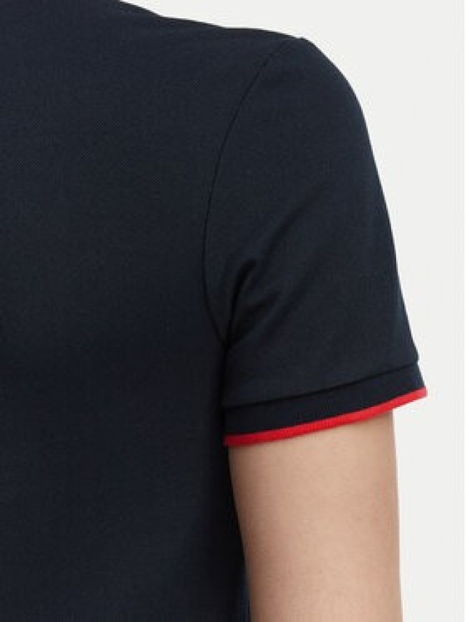 Tommy Jeans Sukienka codzienna Tommy Badge DW0DW22328 Granatowy Relaxed Fit