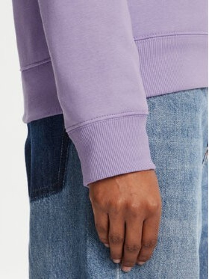 Tommy Jeans Bluza Flag DW0DW19959 Fioletowy Regular Fit