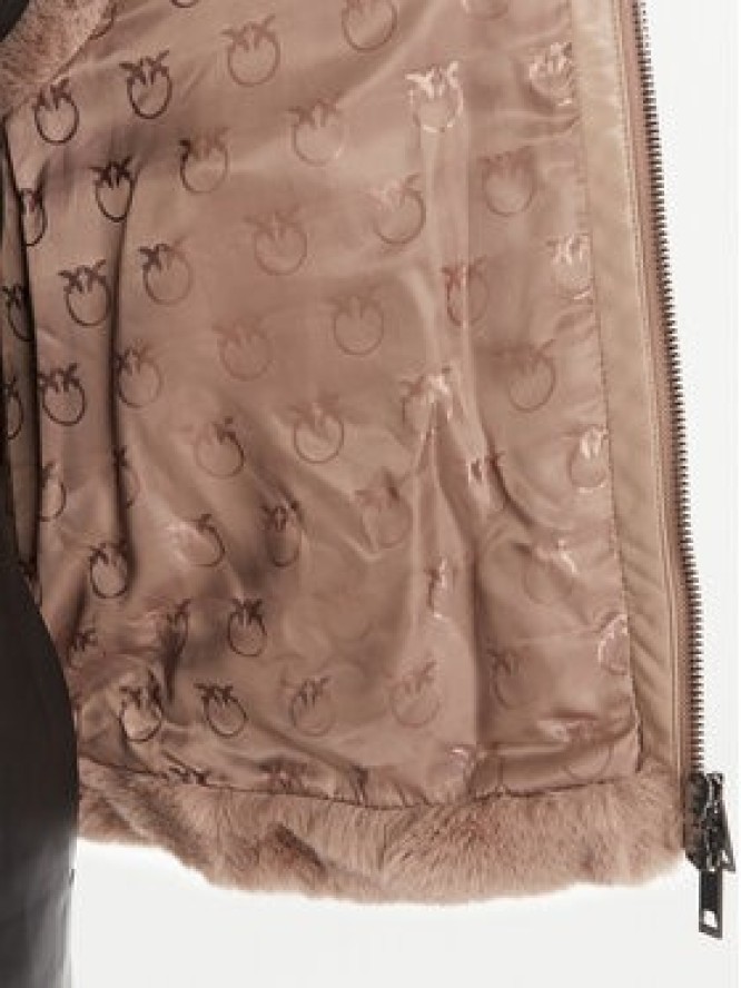PINKO Bezrękawnik Deyn Gilet 105107 A2WN D01 Beżowy Regular Fit