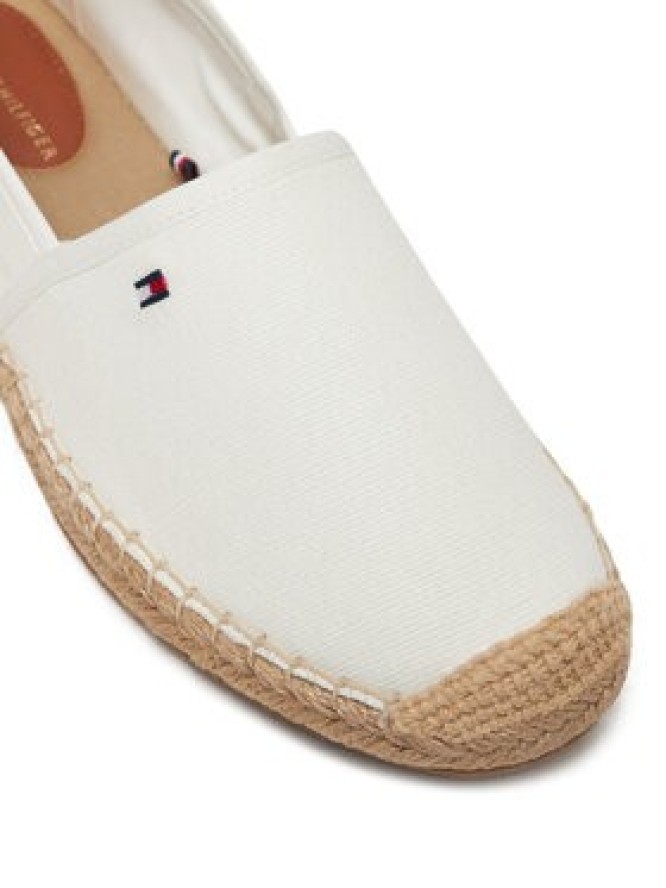 Tommy Hilfiger Espadryle Flag Canvas Espadrille FW0FW08541 Écru