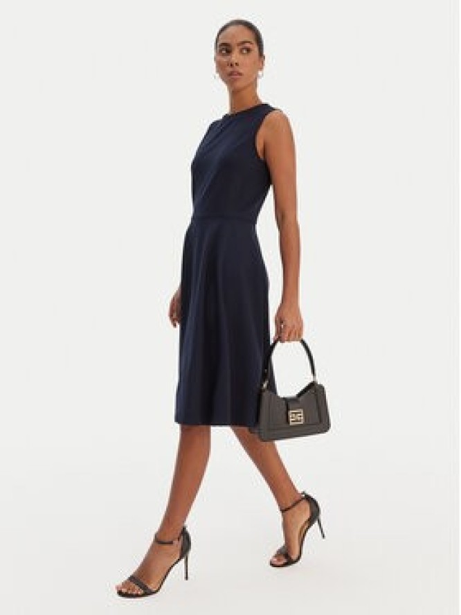 LAUREN RALPH LAUREN Sukienka koktajlowa 200980935003 Granatowy Slim Fit