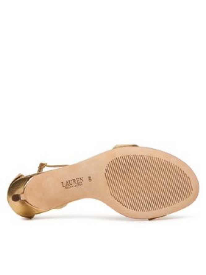 LAUREN RALPH LAUREN Sandały Allie 802P04400001 Złoty