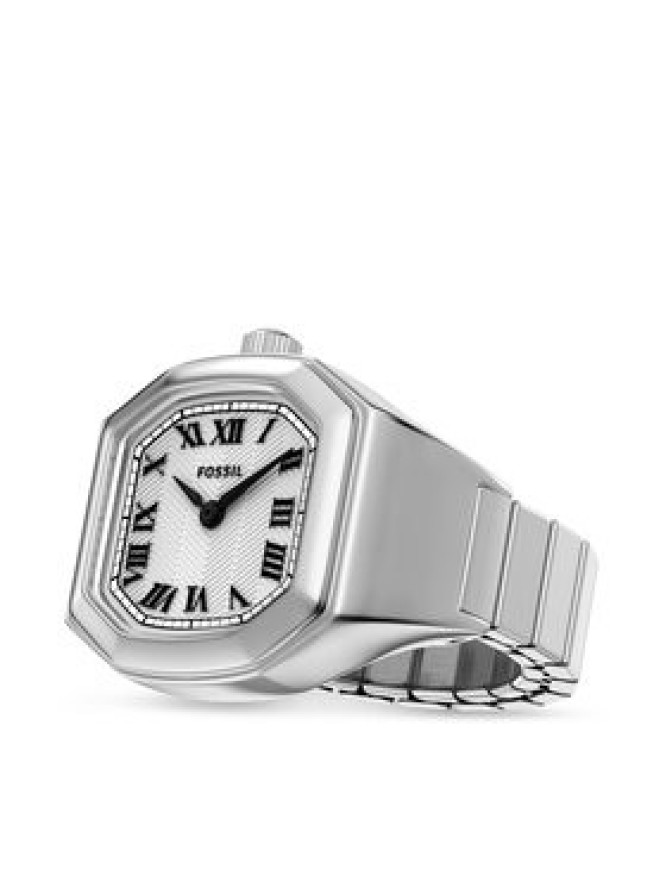 Fossil Zegarek Watch Ring ES5482 Srebrny