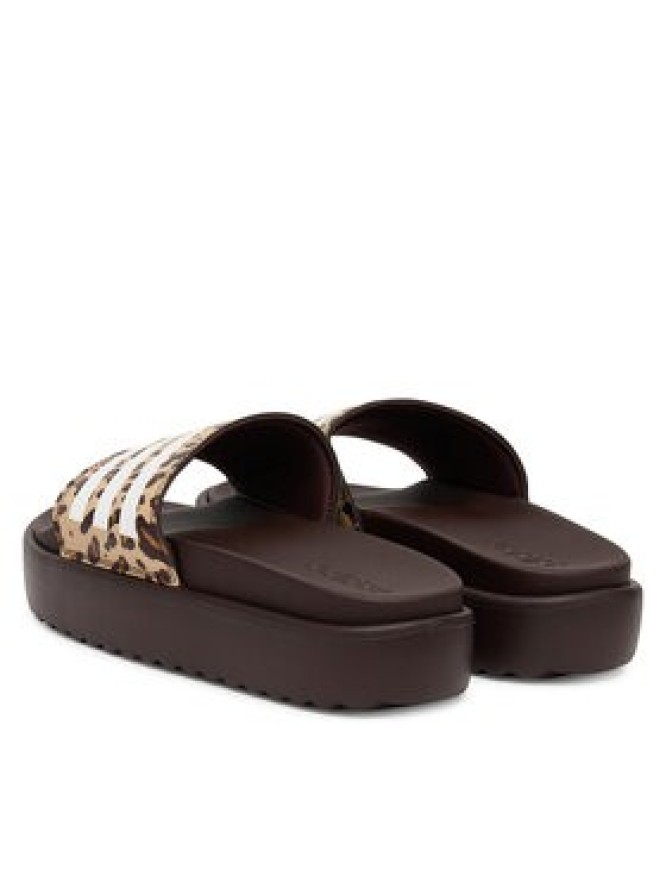 adidas Klapki adilette Platform Slides JR9234 Brązowy