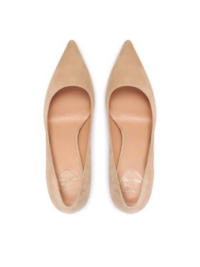 LOVE MOSCHINO Szpilki JA10459G0NJA0104 Beżowy