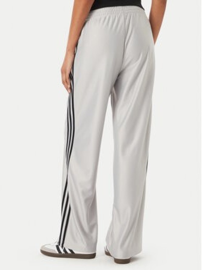 adidas Spodnie dresowe Metallic Firebird KS9973 Szary jasny Wide Leg