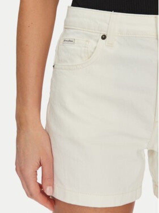 Guess Jeans Szorty materiałowe W5GD0S D5M62 Biały Regular Fit