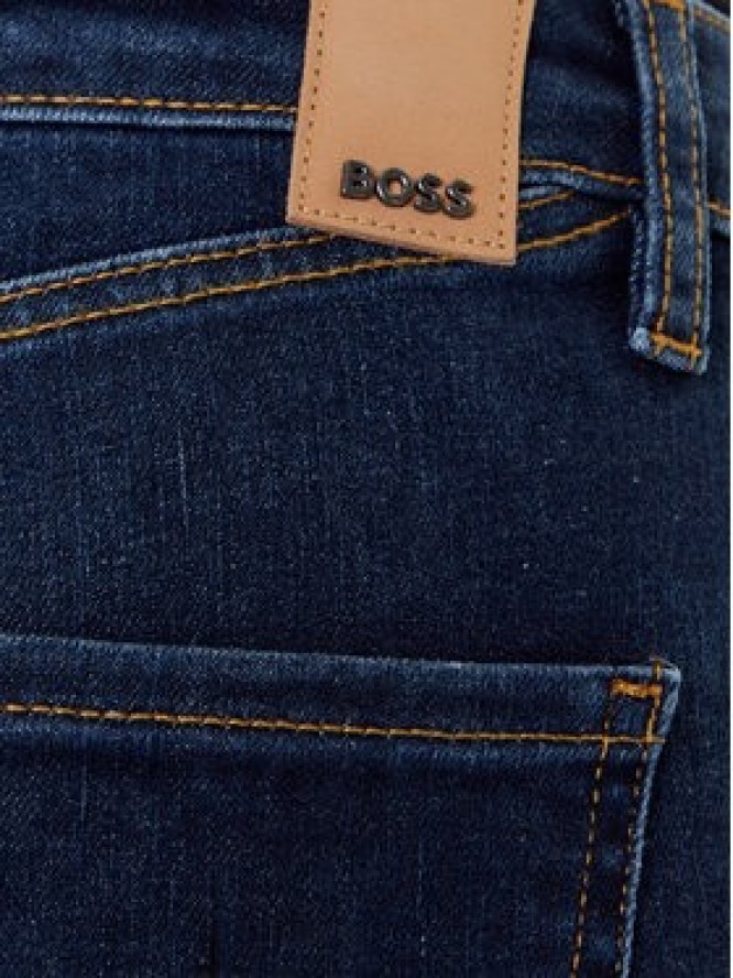 BOSS Jeansy State 2.0 50542555 Granatowy Slim Fit