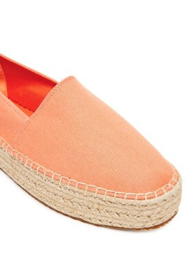 Calvin Klein Jeans Espadryle Platform Espadrille Ml Cs YW0YW01871 Pomarańczowy