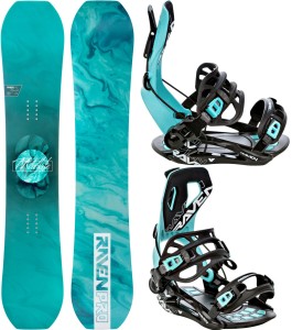 Zestaw Deska snowboardowa Raven PRO Marble Carbon + Wiązania Raven FT360