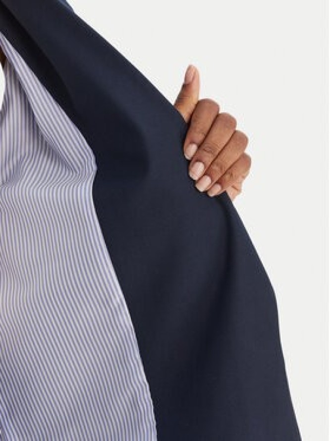 Tommy Jeans Marynarka DW0DW22601 Granatowy Boyfriend Fit