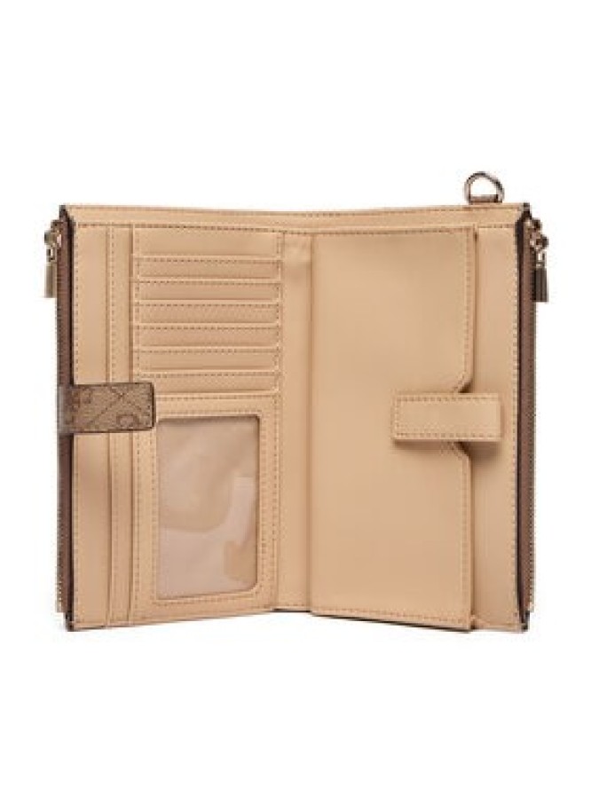 Guess Portfel Laurel II Slg SWSG74 59157 Brązowy