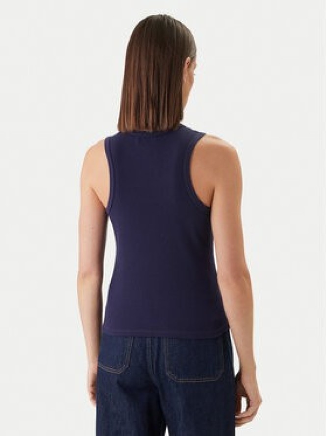 Calvin Klein Jeans Top LV047F232G Fioletowy Slim Fit