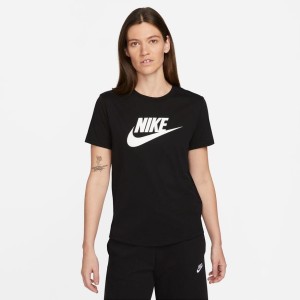Koszulka z krótkim rękawem Damska Nike ICN DX7906 010 Czarny