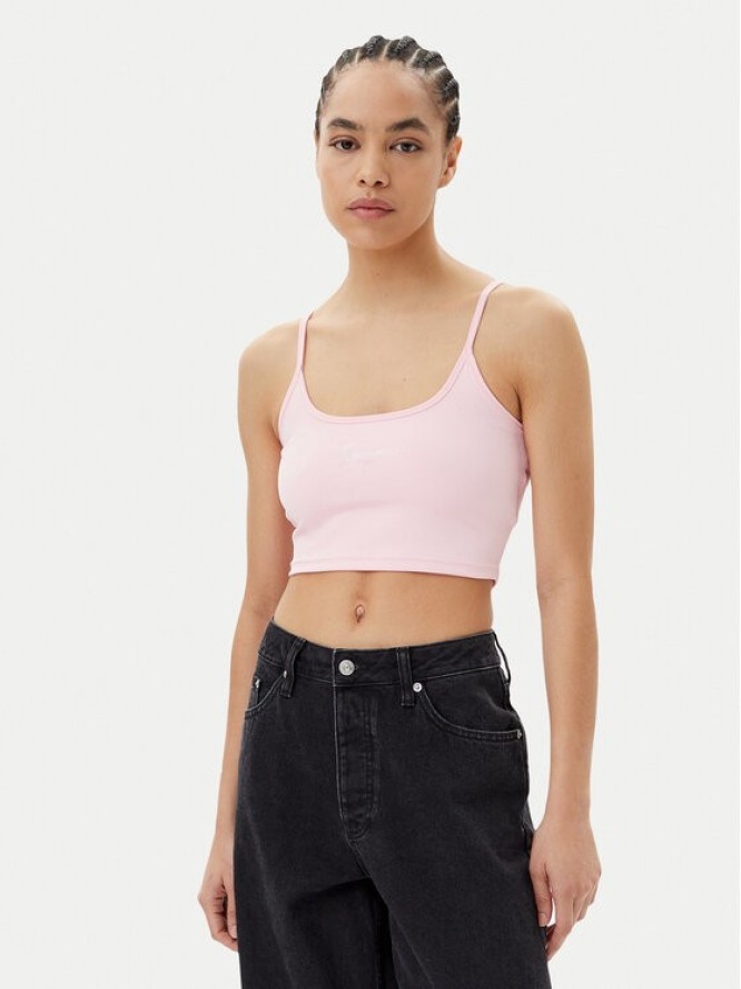 Karl Kani Top Small Signature Essential 61310126 Różowy Regular Fit