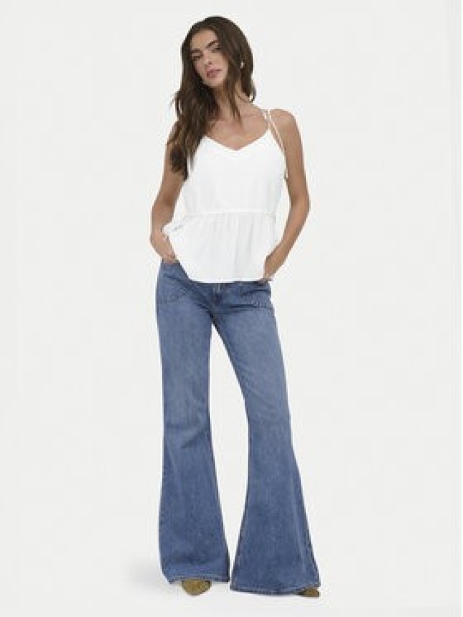 ONLY Top Nele 15370325 Biały Regular Fit