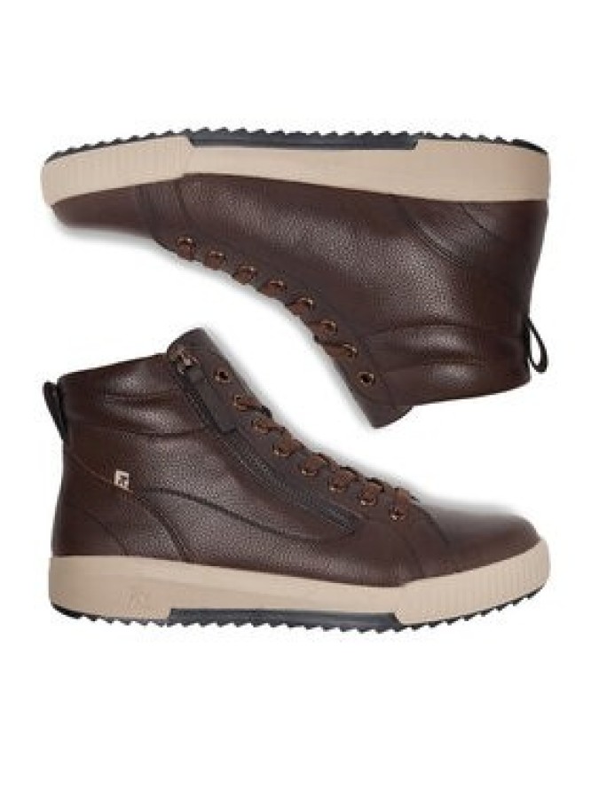 Rieker Sneakersy CEO-W0164-25 Brązowy ciemny