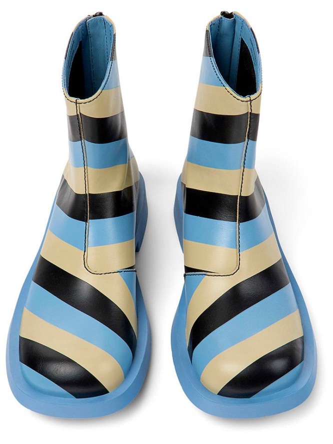 Camper Skórzane botki ze wzorem rozmiar: 38