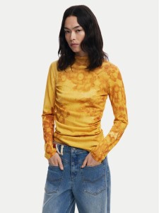 Desigual Golf Ottawa 25WWJF38 Żółty Regular Fit