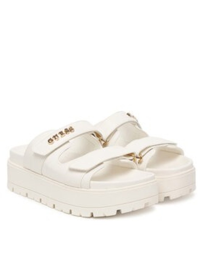 Guess Klapki FLJFAX ELE03 Écru