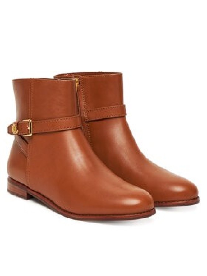 LAUREN RALPH LAUREN Botki Brooke Bt 2 802974382001 Brązowy