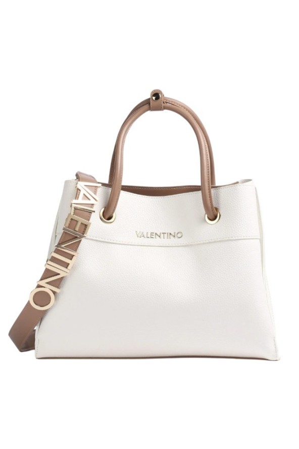 VALENTINO Duża biała torebka Alexia SS26