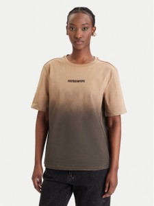 Patrizia Pepe T-Shirt 8M1828/J366-FG71 Brązowy Relaxed Fit