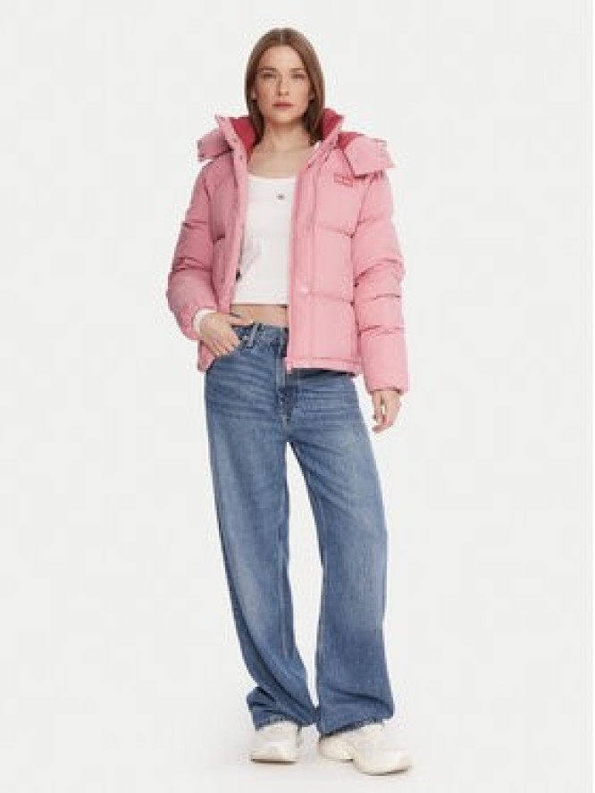 Tommy Jeans Kurtka puchowa Alaska DW0DW21623 Różowy Relaxed Fit