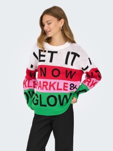 ONLY Sweter ze wzorem rozmiar: S