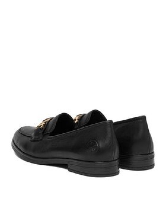 Rieker Loafersy 46262-01 Czarny