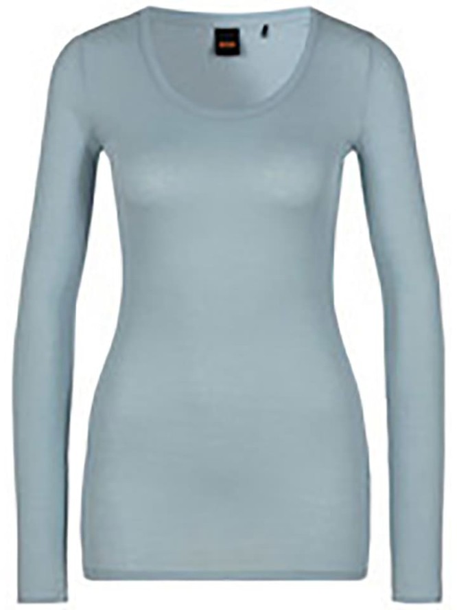 BOSS Orange Koszulka w kolorze błękitnym rozmiar: L