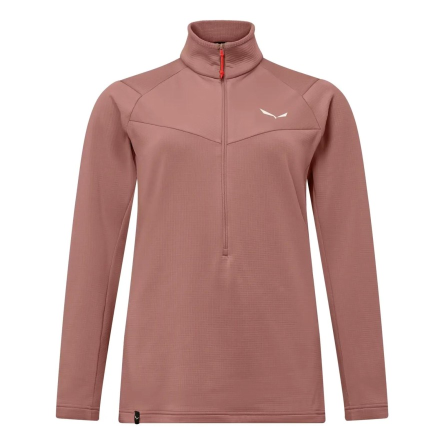 Damski polar 1/2 zip Salewa Puez Cammino