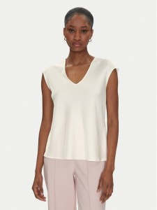 Rinascimento Bluzka CFC0122604003 Écru Regular Fit