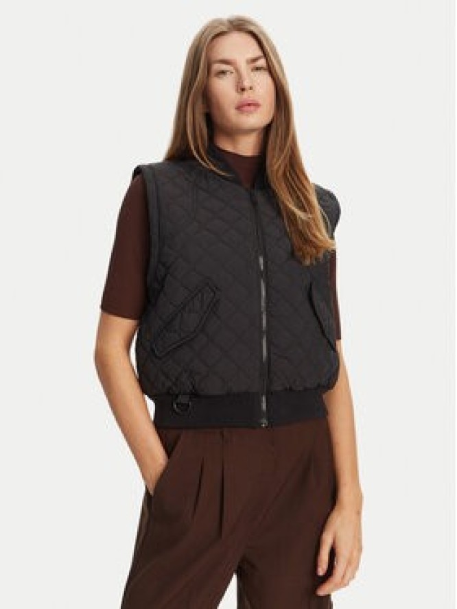 Hunter Kurtka bomber Shira HARW0046251 Czarny Cropped Fit