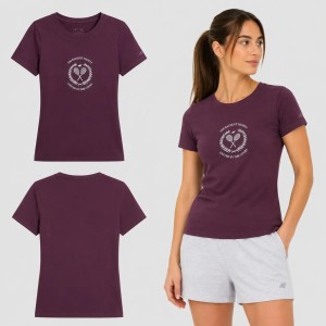 T-SHIRT DAMSKI 4F KOSZULKA BAWEŁNIANA DO TENISA F2723 SS26