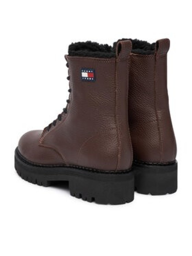 Tommy Jeans Trapery Tjw Urban Laceup Boot Wl EN0EN02906 Brązowy